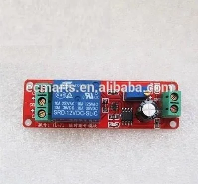 Delay Timer Relay NE555 Module Switch DC 12V For Robot & Smart Car DIY Electronic