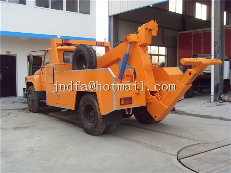 Dongfeng 4700mm wheelbase wrecker towing joint body