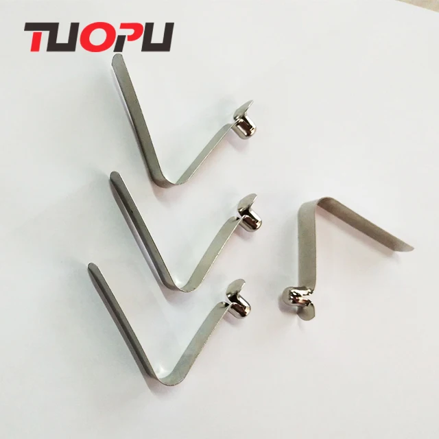 High Quality 65Mn tube spring clips push button clip