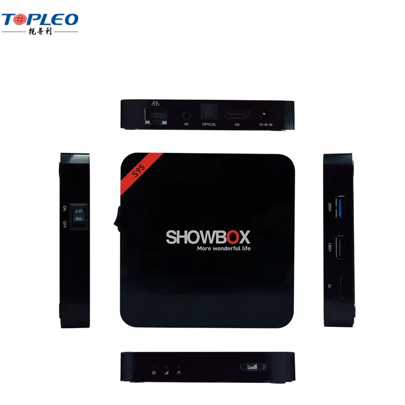 качеством Rockchip RK3328 1 г 8 SHOWBOX S95 тв android 7.1 smart tv box Quad Core set top
