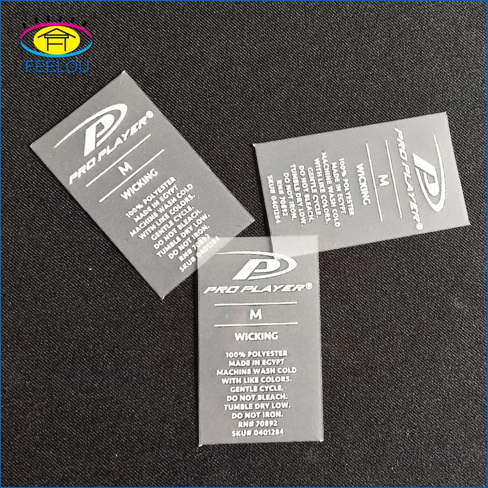 
 Моющиеся без бирки теплопередача печати ярлыков для одежды  