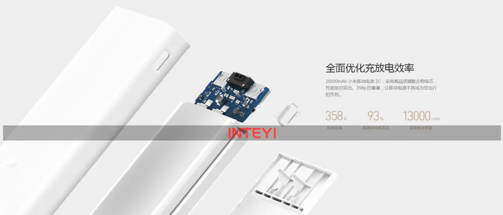 Original Xiaomi Power Bank QC3.0 Powerbank 20000 mAh Power Bank Portable Charger Dual USB Quick Charge For Phone xiaomi