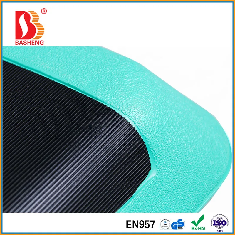 
Personal Trainer Adjustable Aerobic Platform Stepper with 2 Risers 