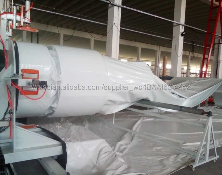 ПЭ мешок трубки черный и белый силос для хранения