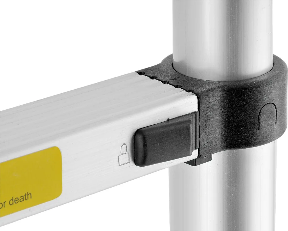 3.8 m telescopic ladder ladder aluminum ladder for homeuse