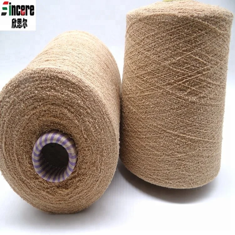 HOT Sales1/15NM 70%Cotton 30%Nylon Loop Yarn Blended Yarn for knitting