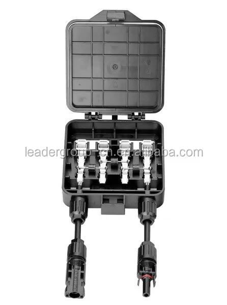 IP 67 solar junction box 4 rails 3 diode solar junction box for solar panel