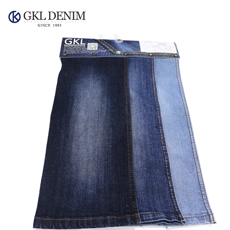 Competitive Price G141101-7 Dobby Denim 2%Spandex 98% Cotton Jeans Fabric