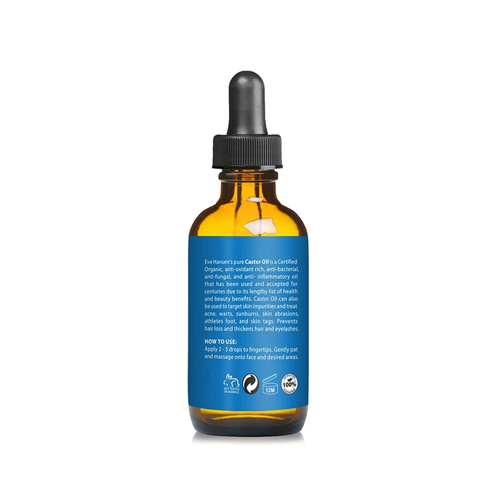 100% Pure Organic Black Castor Oil For Hair