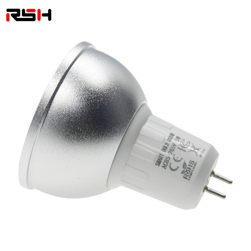 Умная лампа MR16, светодиодная лампа с Wi-Fi, совместимая с Amazon Alexa и Google home assistant