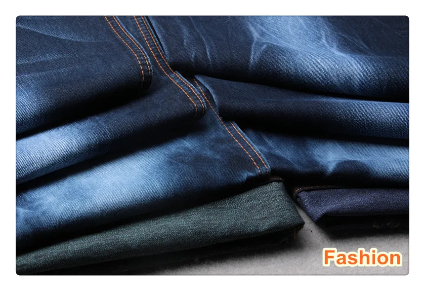 Cotton polyester satin soften denim fabric for women jeans
