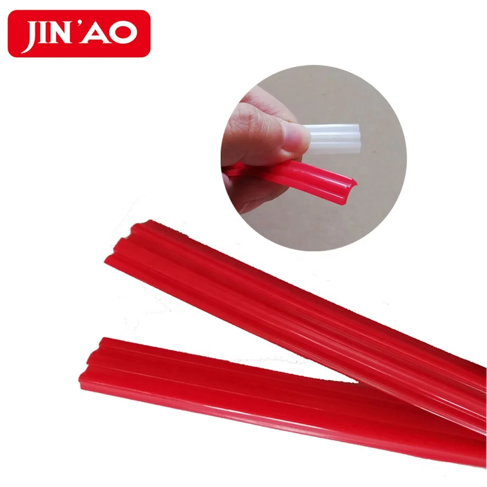 Steel profile wipers used PU lips for CNC Machine telescopic steel cover.