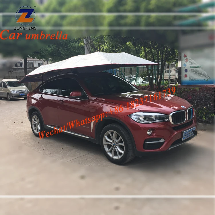 Portable Car Packing Canopy Electrical Automatic Remote Control Car Umbrella