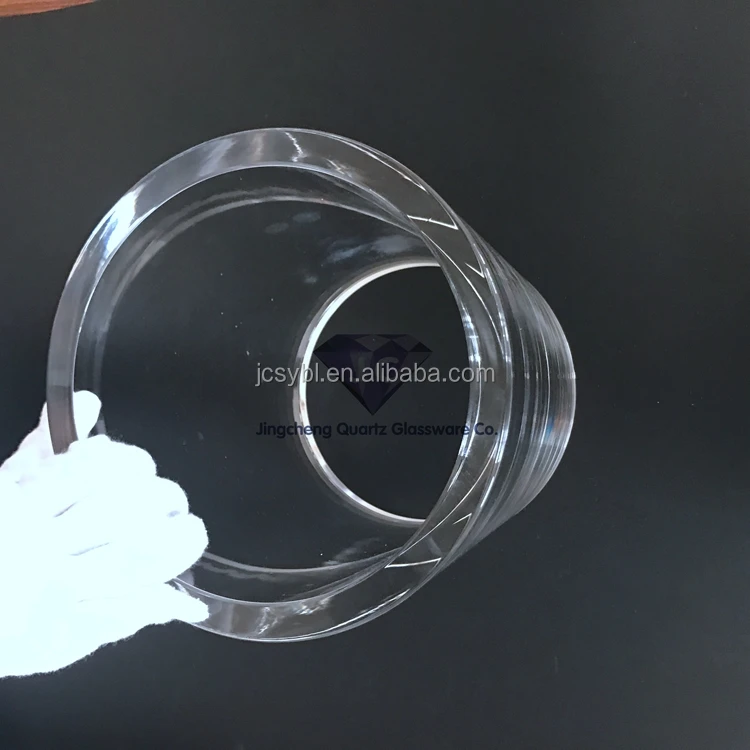 
Customization large diameter transparent quartz glass tube pipe 