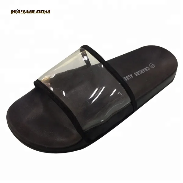 Wholesale transparent massage plastic bathroom slippers