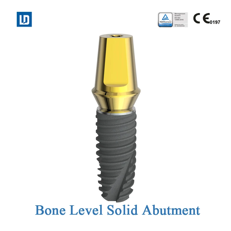 EU CE approved Dental implant bone level straight abutment compatible for OSSTEM DIO Dentium