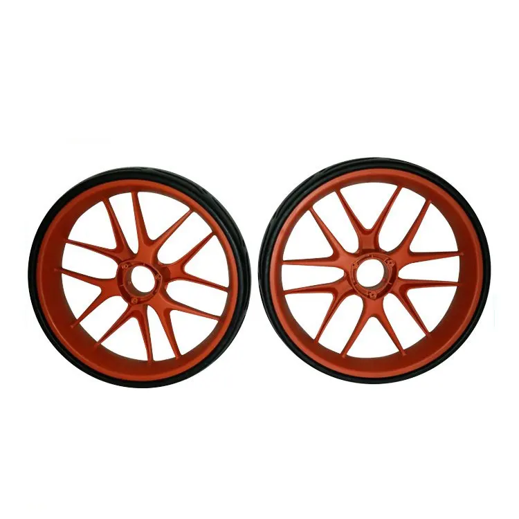 
New Style 9.5 Inch Golf Cart Wheels Plastic Golf Trolley Wheels 
