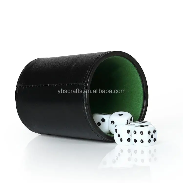 Genuine Leather Dice Cup for Backgammon