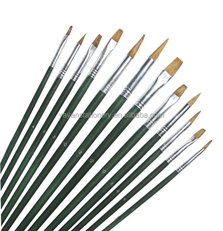 Professional 15PCS/Set Nylon Bristle Oil Paint Brushes Set for Kids Painting