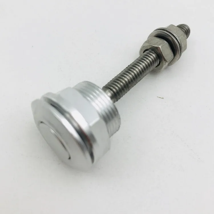 QUICK LATCH RELEASE  Silver PUSH BUTTON BONNET HOOD PIN LOCK KIT