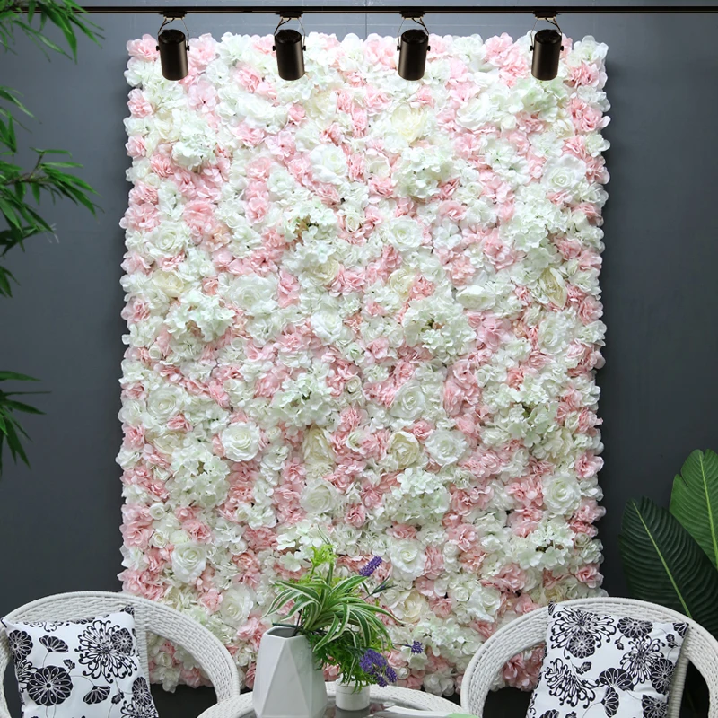 
silk hydrangea rose orchid flower wall for wedding event decoration wedding decoration flower artificial flower wall 