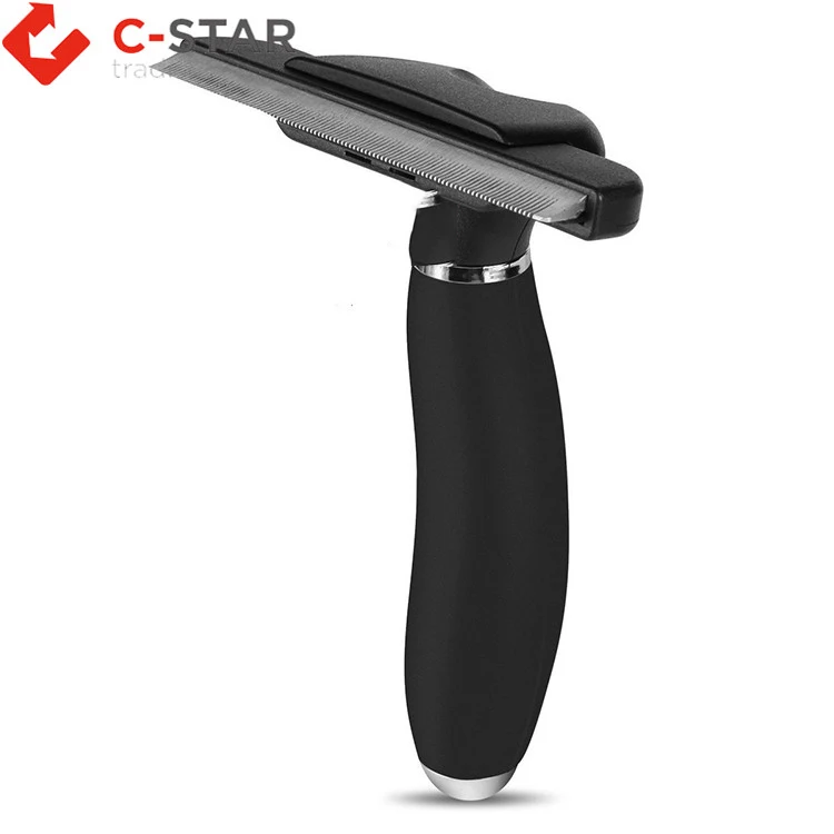 Hot selling good quality pet dog  deshedding grooming tool