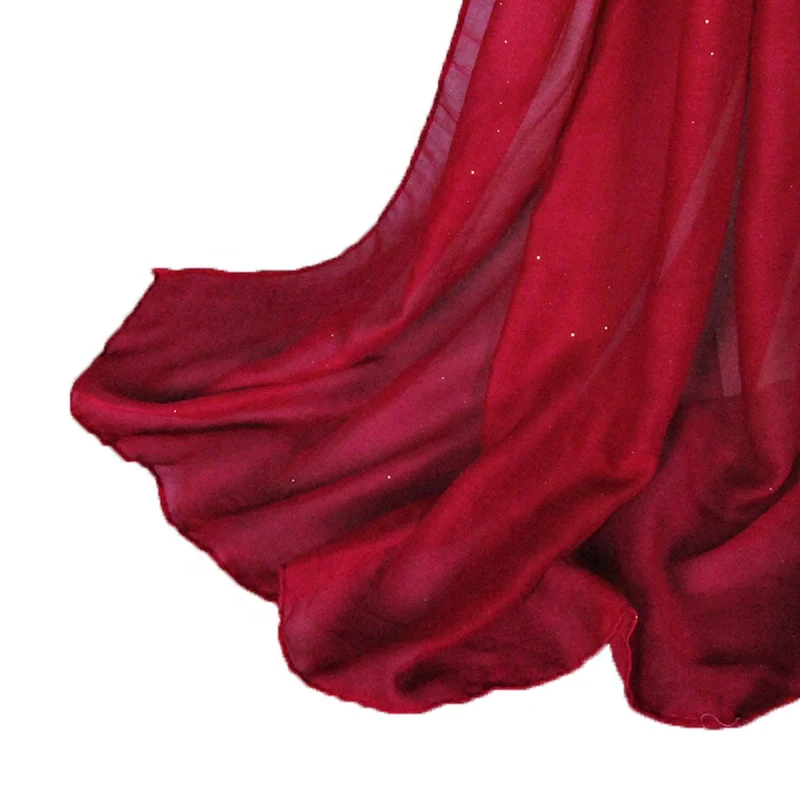 Wholesale 2020 New Autumn Winter Cotton Linen Bali Voile Classic Gilding Ombre Gradient Color Women turkish scarves Hijab Scarfs