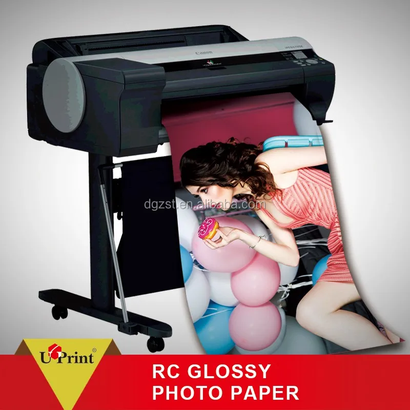 High Whiteness A3 A4 4R 4x6 13x18 10x15 Inkjet RC Photo Paper glossy paper