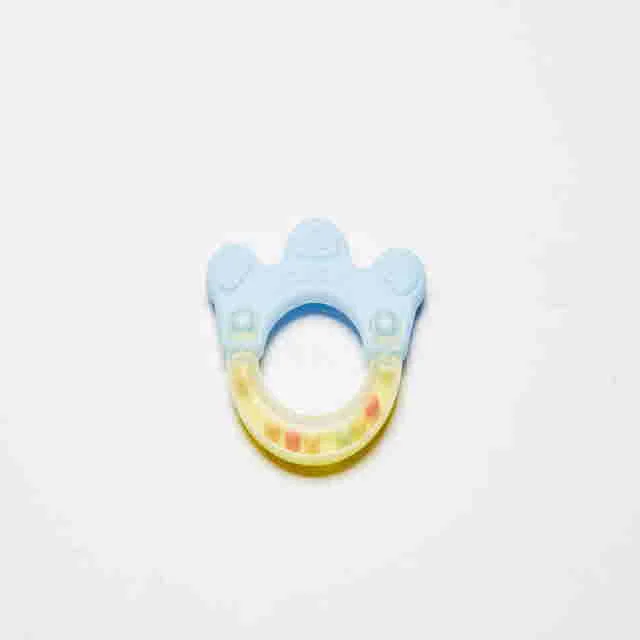 
Food grade silicon kids safe teether toy crown shape 