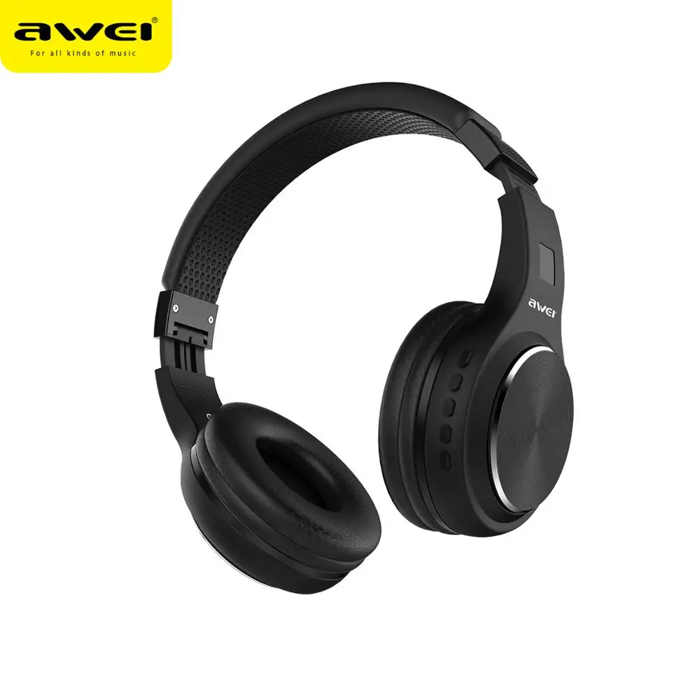 AWEI A600BL Hi-Fi black V4.2 battery for bluetooth headset