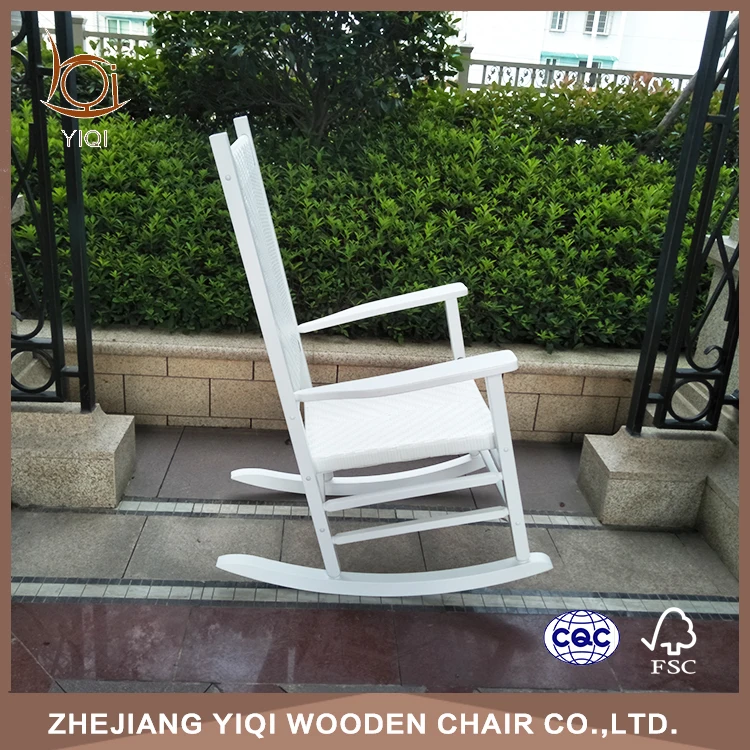 
Knit Rattan Hardwood Rocking Chair 