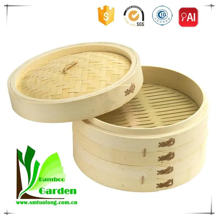Hot Design Multilevel Eco-friendly Bamboo Steaming Basket