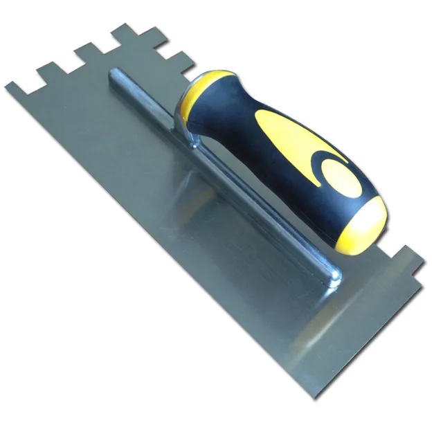 Brick trowel with wooden handle carbon steel blade masonry trowel