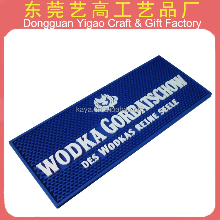 China factory custom pvc bar mat, eco-friendly anti-slip bar mat