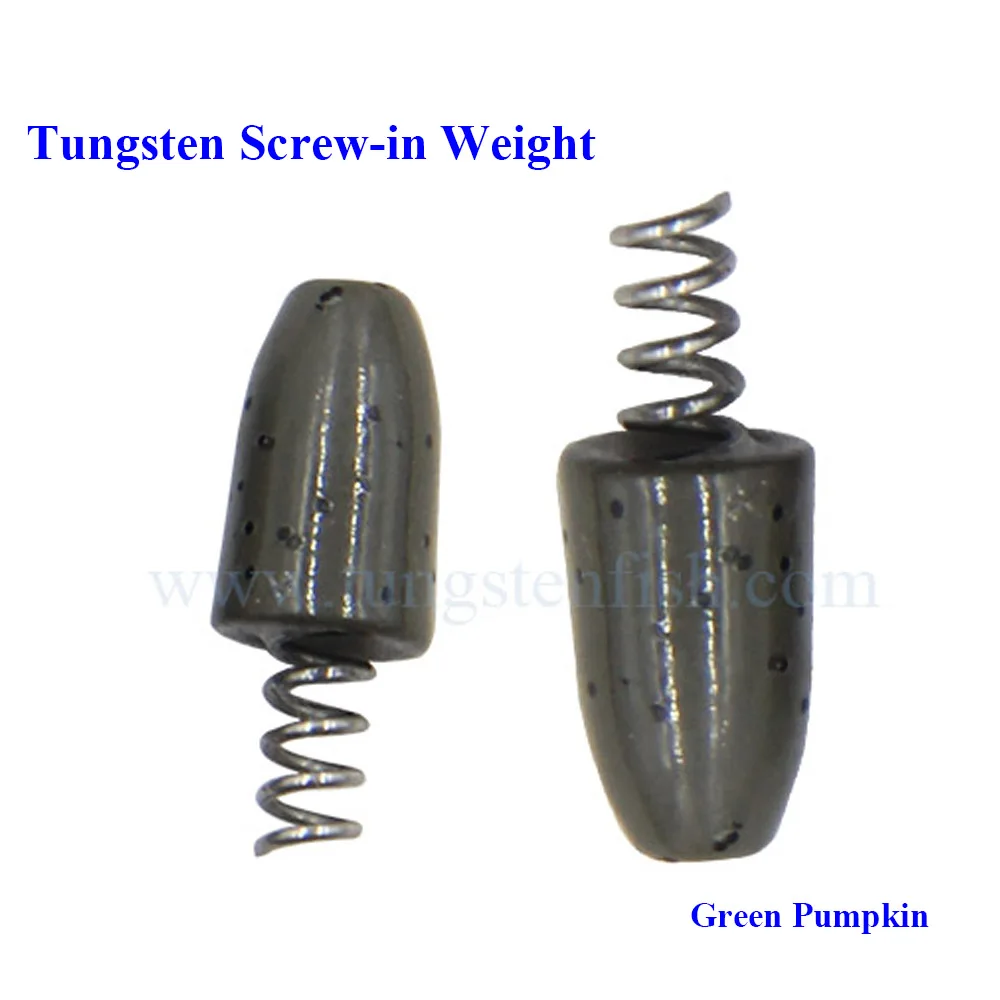 New products Tungsten Fishing Sinkers Tungsten Screw-In Weights