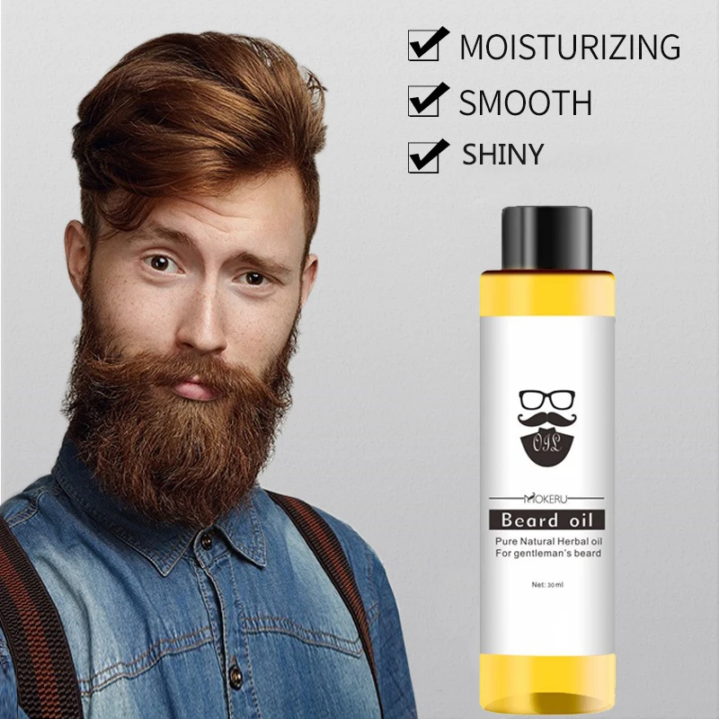 
Dropshipping Mokeru 30ml Organic Beard Oil Products Anti Hair Loss Products Natural Beard Growth Oil For Men Beard Care Organic Beard Oil For The Growth Of The Men Beard Grow