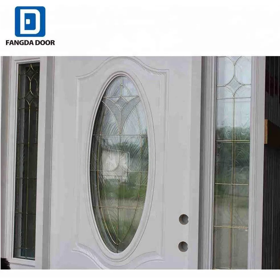 Fangda cheap cheerful fabricated steel main door design entry door