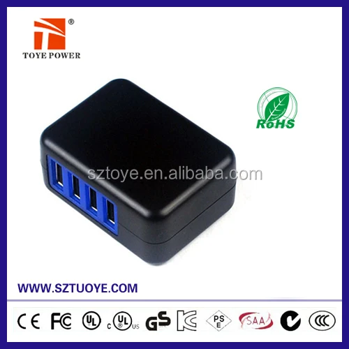 Абс китай рынке электронных зарядки в автомобиле DC 12 В / 24 4 разъём(ов) USB мобильный телефон зарядное