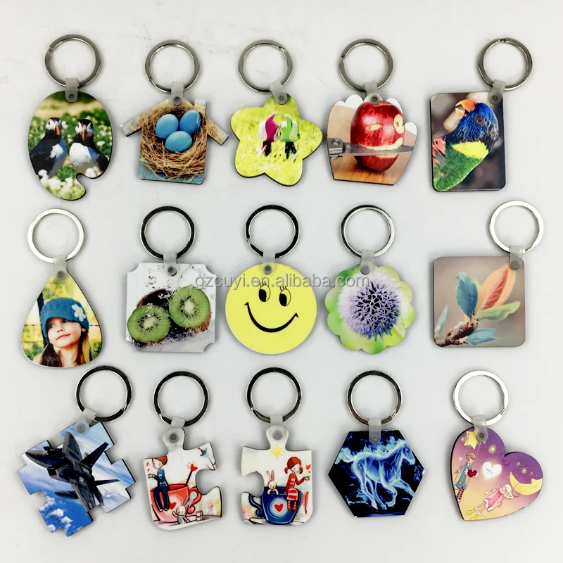 Blanks of MDF keychain 00501005 Single side printing