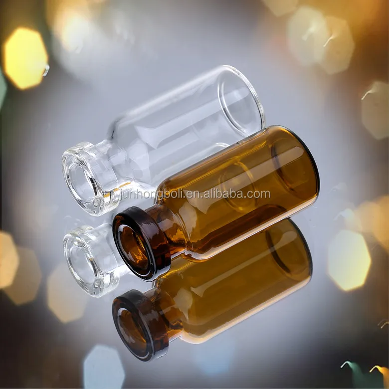 Мини янтарный флакон 3 мл стекла пенициллин бутылки для медицины, использования в фармацевтических целях