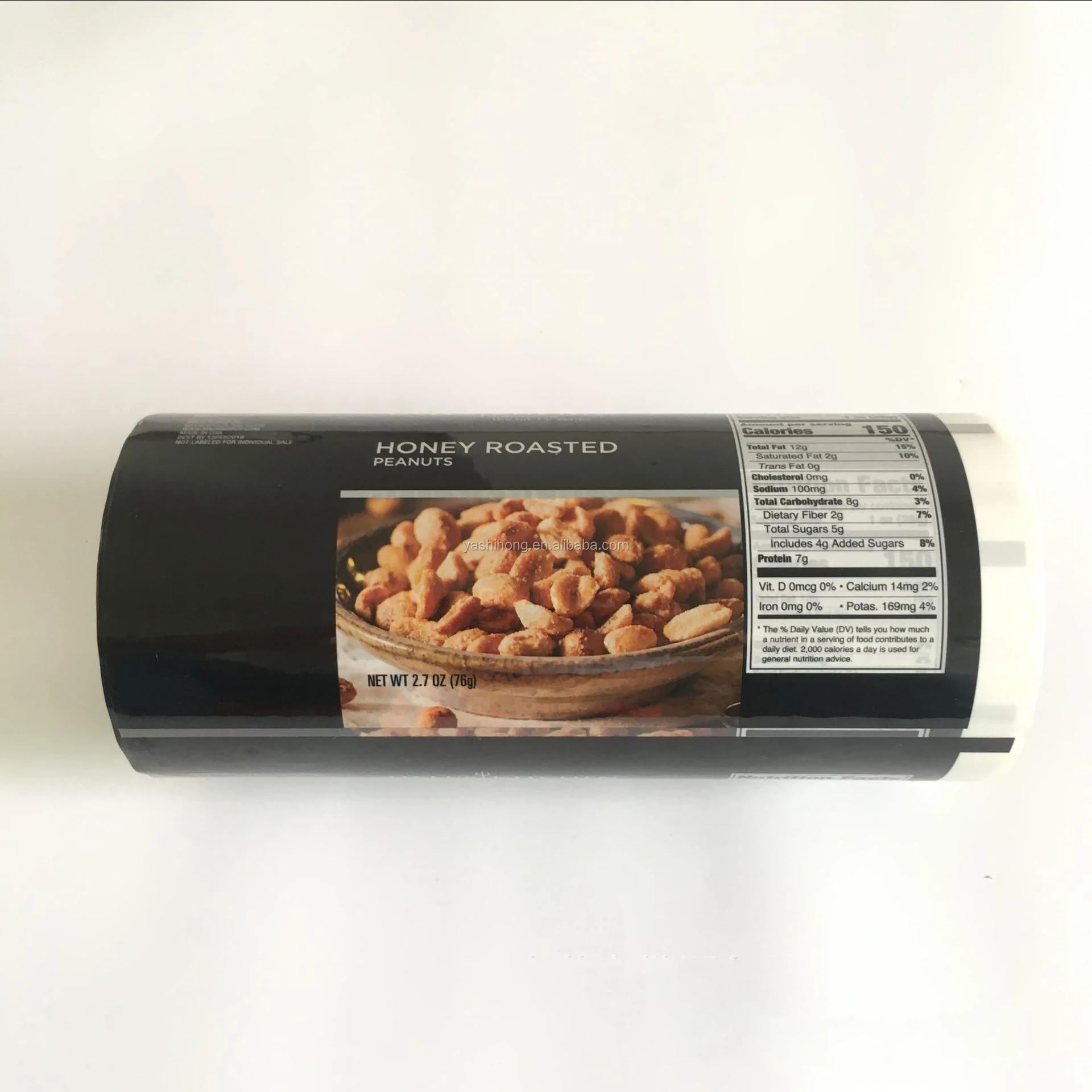 custom print Instant Coffee powder sachet plastic wrapping roll film by automatic machine