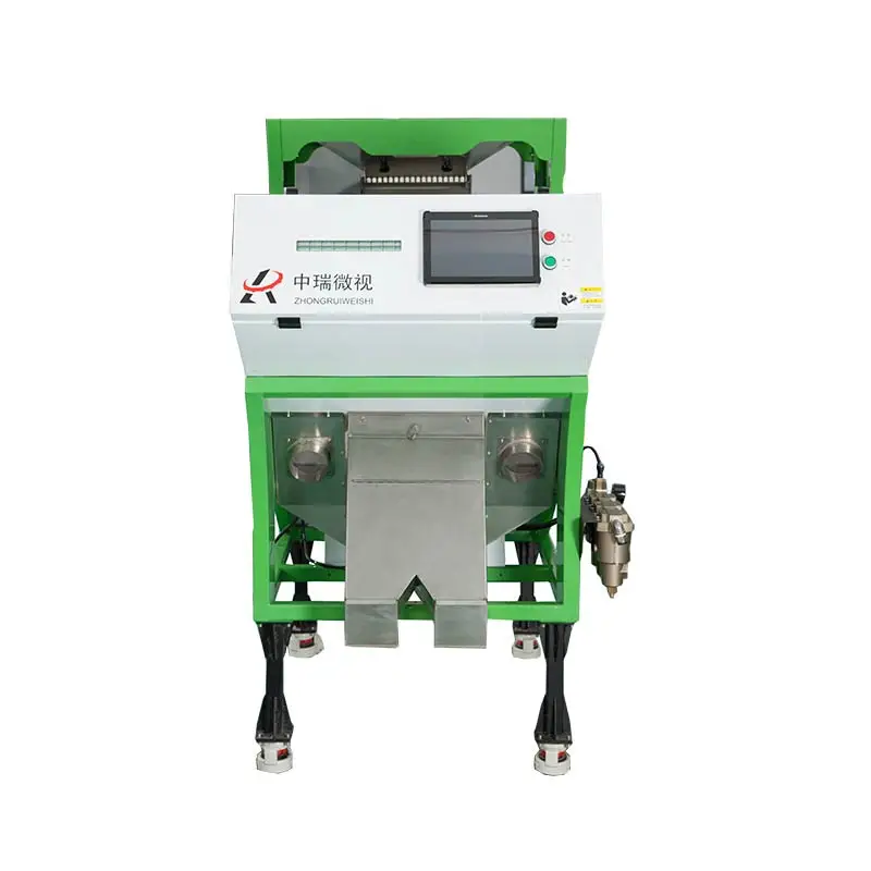 Small CCD Peeled Green Mung Bean Color Sorter Machine