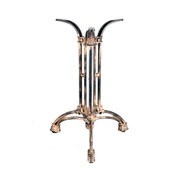Chuangdi Small classic table base Bistro table leg with solid tube 3 toes.