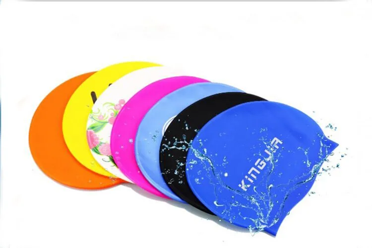 50g Silicone Swim Caps , Wig Caps For Making Wigs , Adult Funny Swim Cap