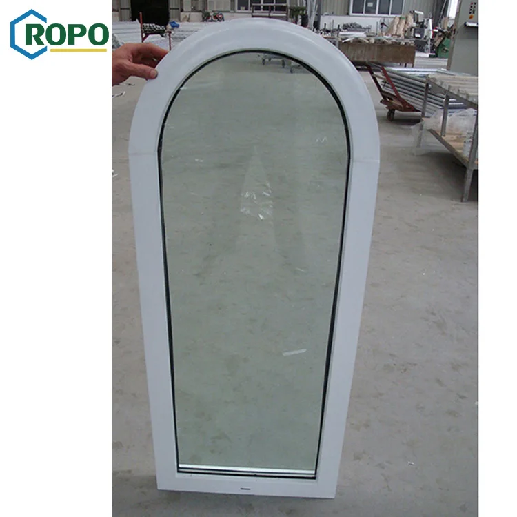 As2208 Customized Upvc Arch Window,pvc Profile Design Pvc Window