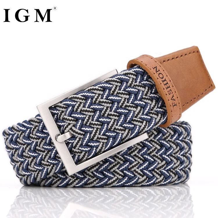 Polypropylene Fabric Woven Braided Belt For Men
