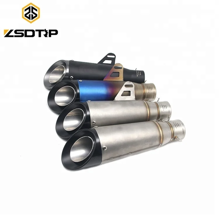 
ZSDTRP Universal 51mm motorcycle exhaust muffler pipe for CB600 YZF600 CBR600 Z750 