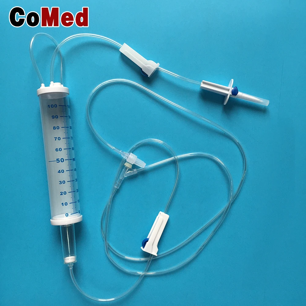 Одноразовые иглы пластиковые инфузионный набор с EO sterile100ml 150 мл