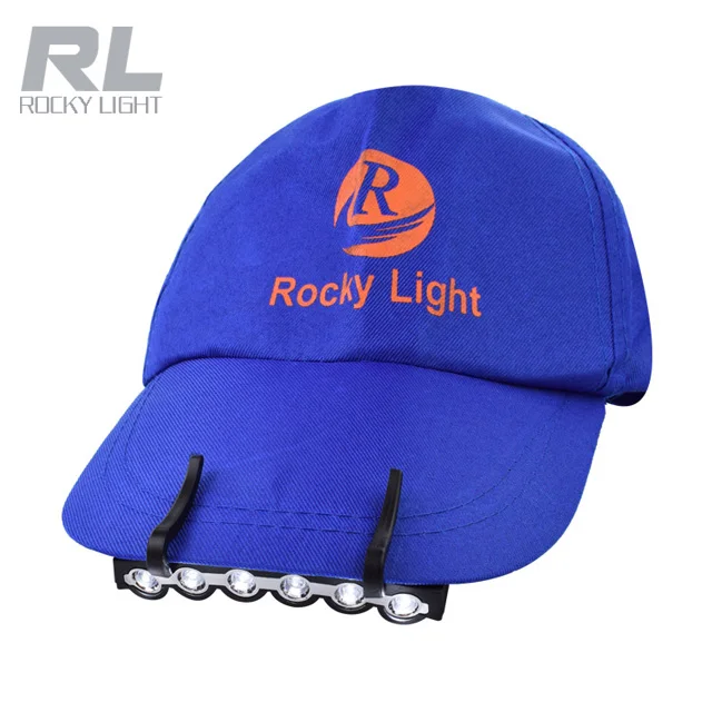 
Hat Clip Light Lamp / Cap Light / Head Torch / Headlights, 6 LED, For Fishing, Running, Camping, Hiking and Mountain Climbing 