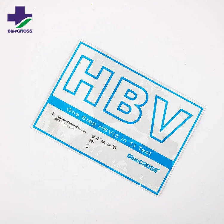 Convenient High Quality 99% Accuracy Best Hepatitis B Virus One Step HBV 5 in 1 Rapid Testing Kit Rapid Test Panel With CE